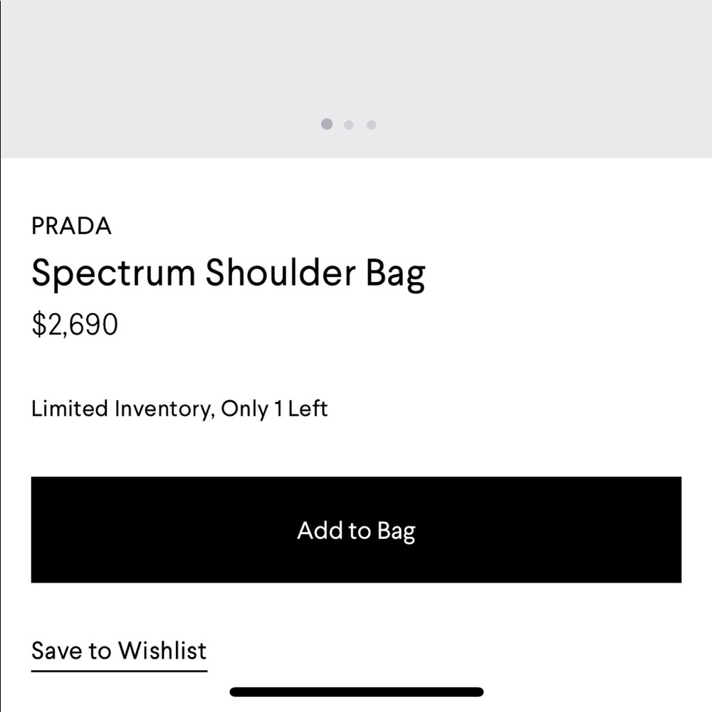 PRADA Spectrum Shoulder Bag - Picture 8 of 8